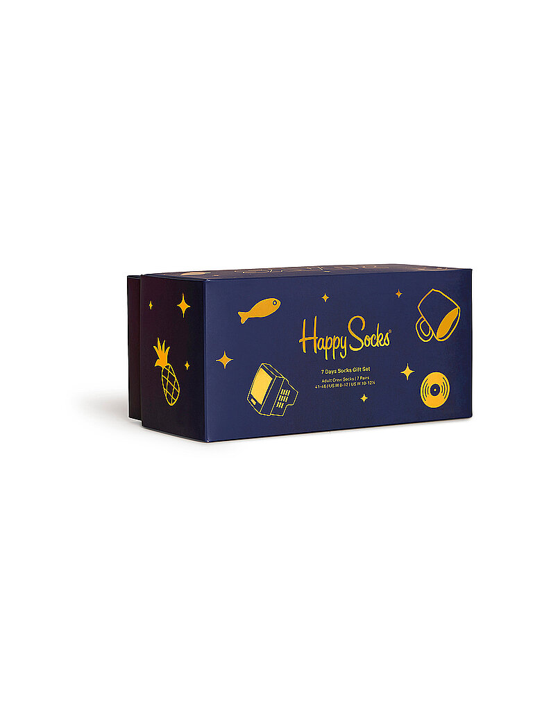 HAPPY SOCKS Damen Socken Geschenkebox 7 DAYS A WEEK  7er Pkg 36-40 multi bunt